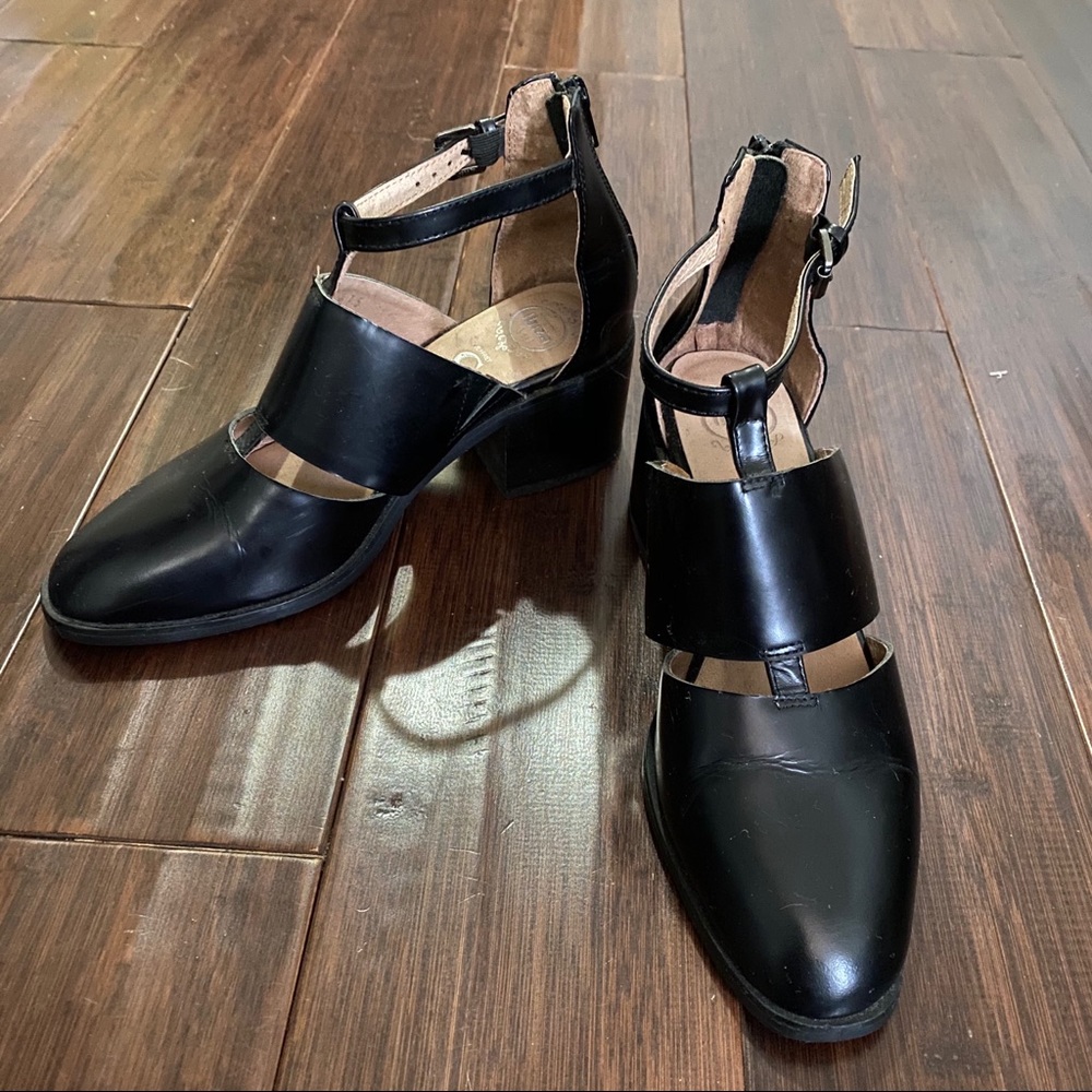 Jeffrey Campbell Cutout Leather Booties